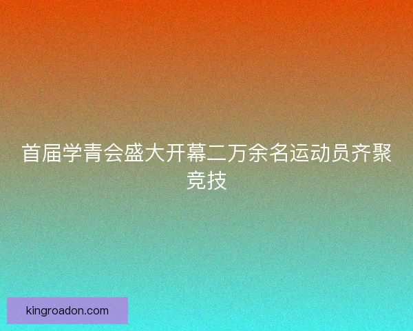首届学青会盛大开幕二万余名运动员齐聚竞技